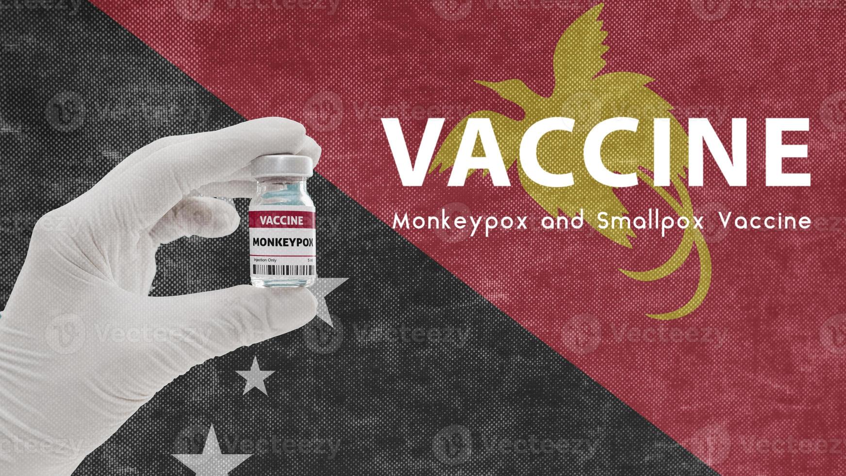Vaccine Monkeypox and Smallpox, monkeypox pandemic virus, vaccination in Papua New Guinea for Monkeypox Image has Noise, Granularity and Compression Artifacts photo