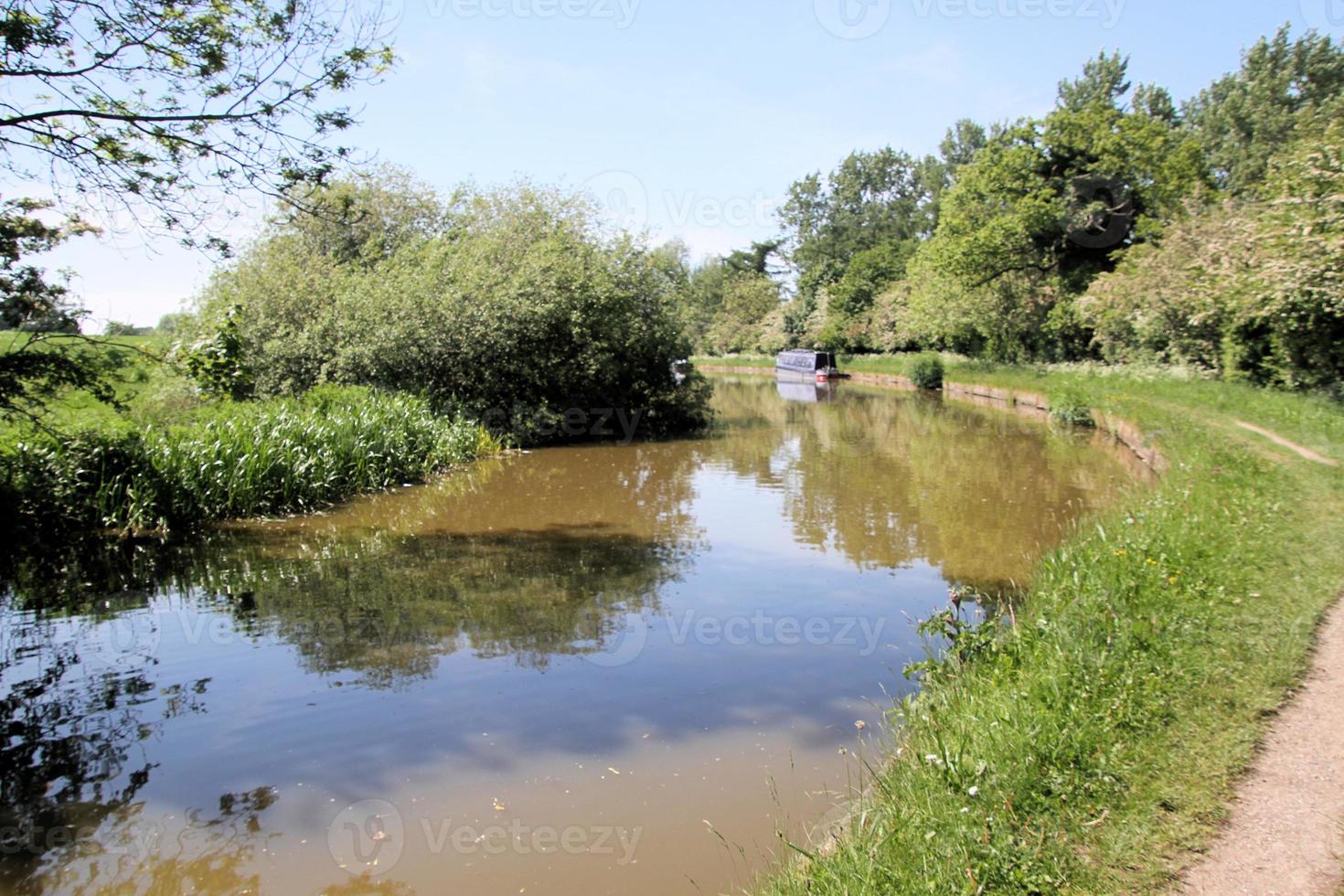 A view of Nantwich Lake in Cheshire in the summer photo