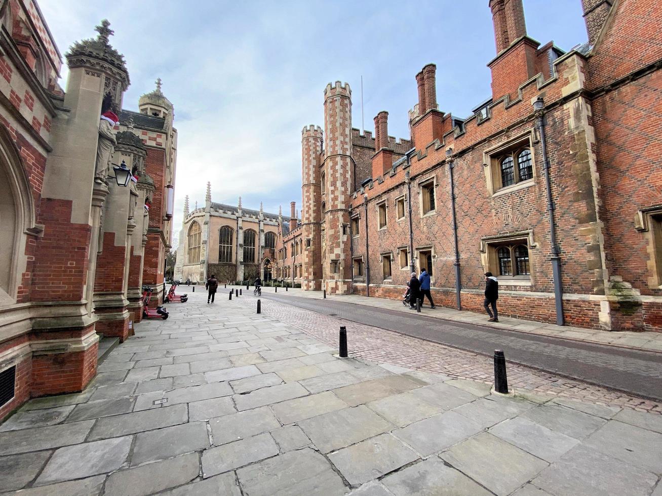 Cambridge in the UK in December 2021. A view of the streets of Cambridge photo
