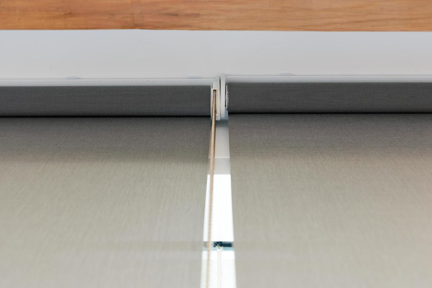 close up part of roller blind photo