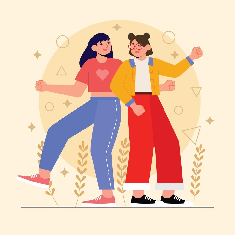 Celebrate World Friendship Day vector