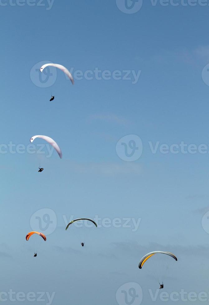 Paragliding near La Jolla, San Diego, California photo