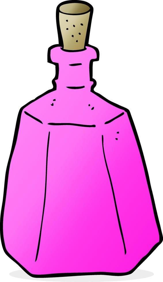 cartoon potion bottle vector