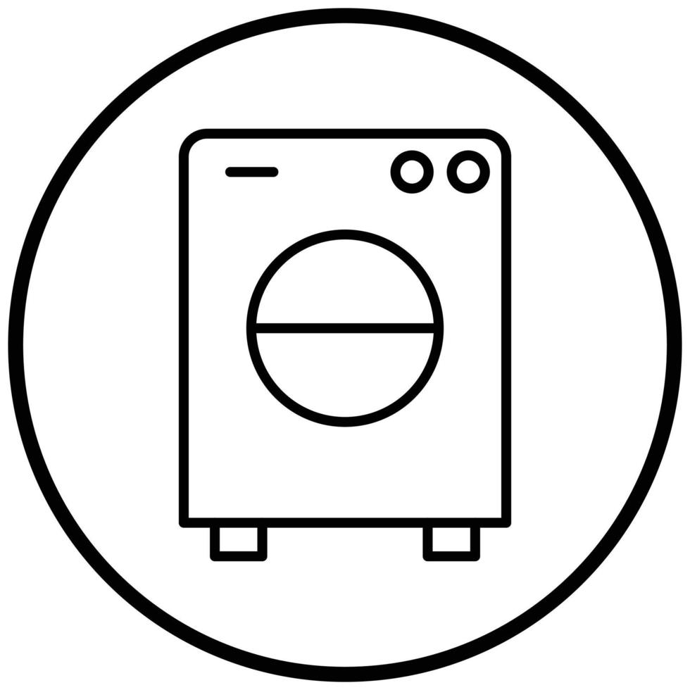 Washing Machine Icon Style vector