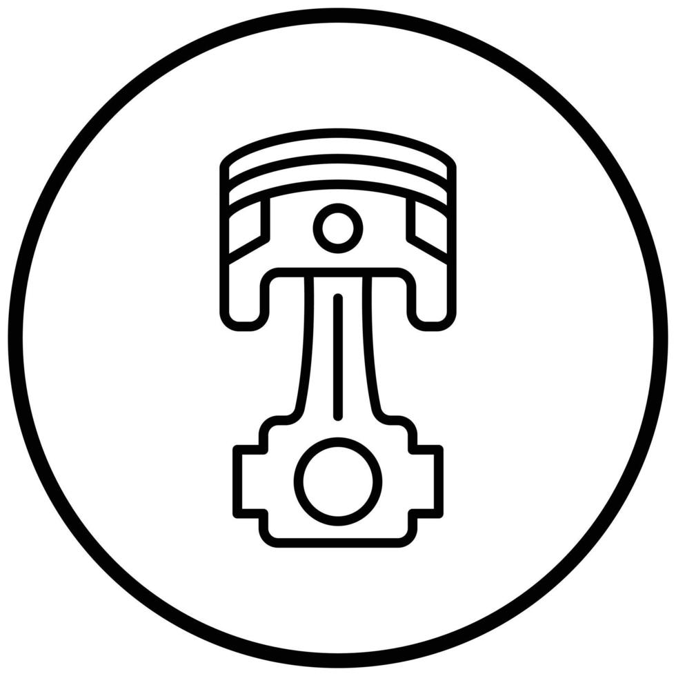 Piston Icon Style vector