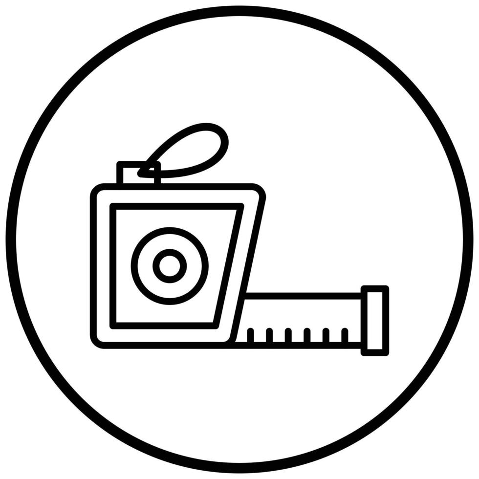 Measuring Tape Icon Style vector