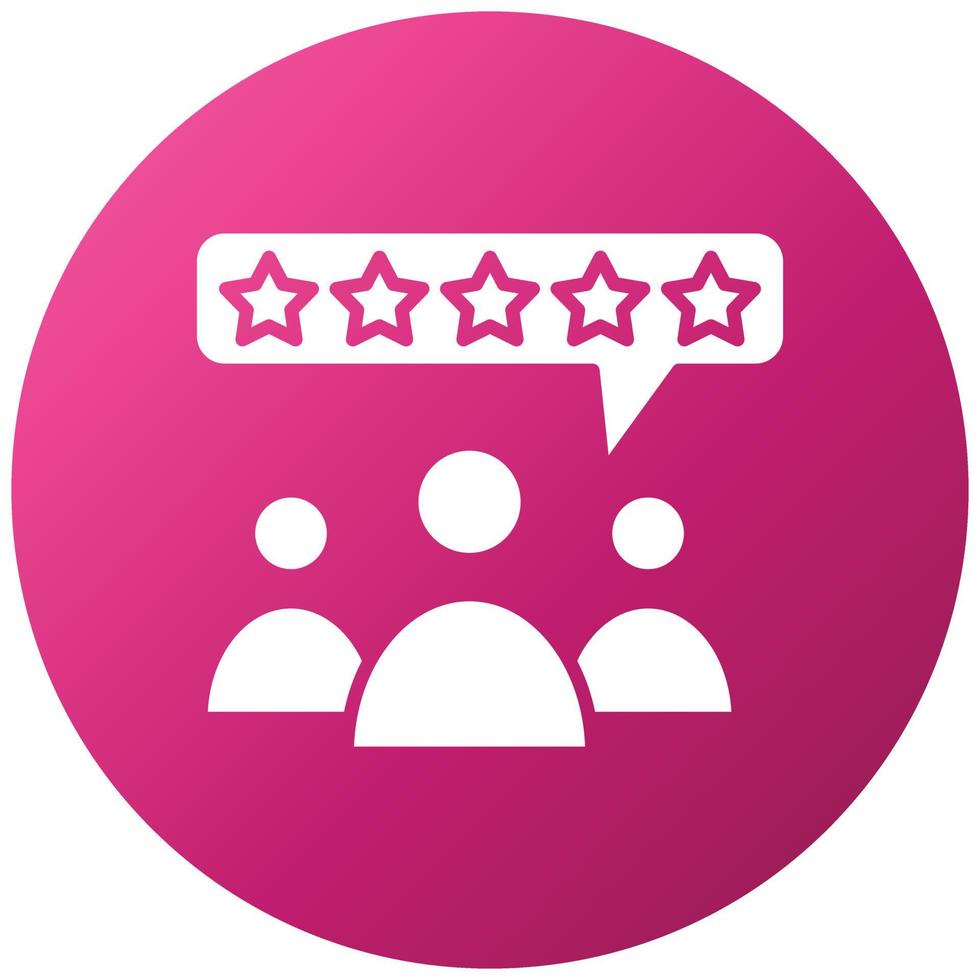 Customer Reviews Icon Style vector