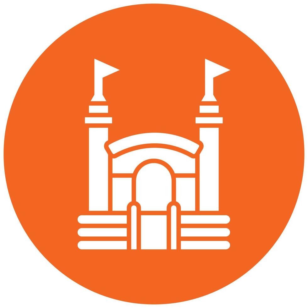 Bouncy Castle Icon Style vector