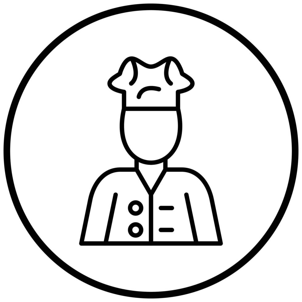 Chef Icon Style vector