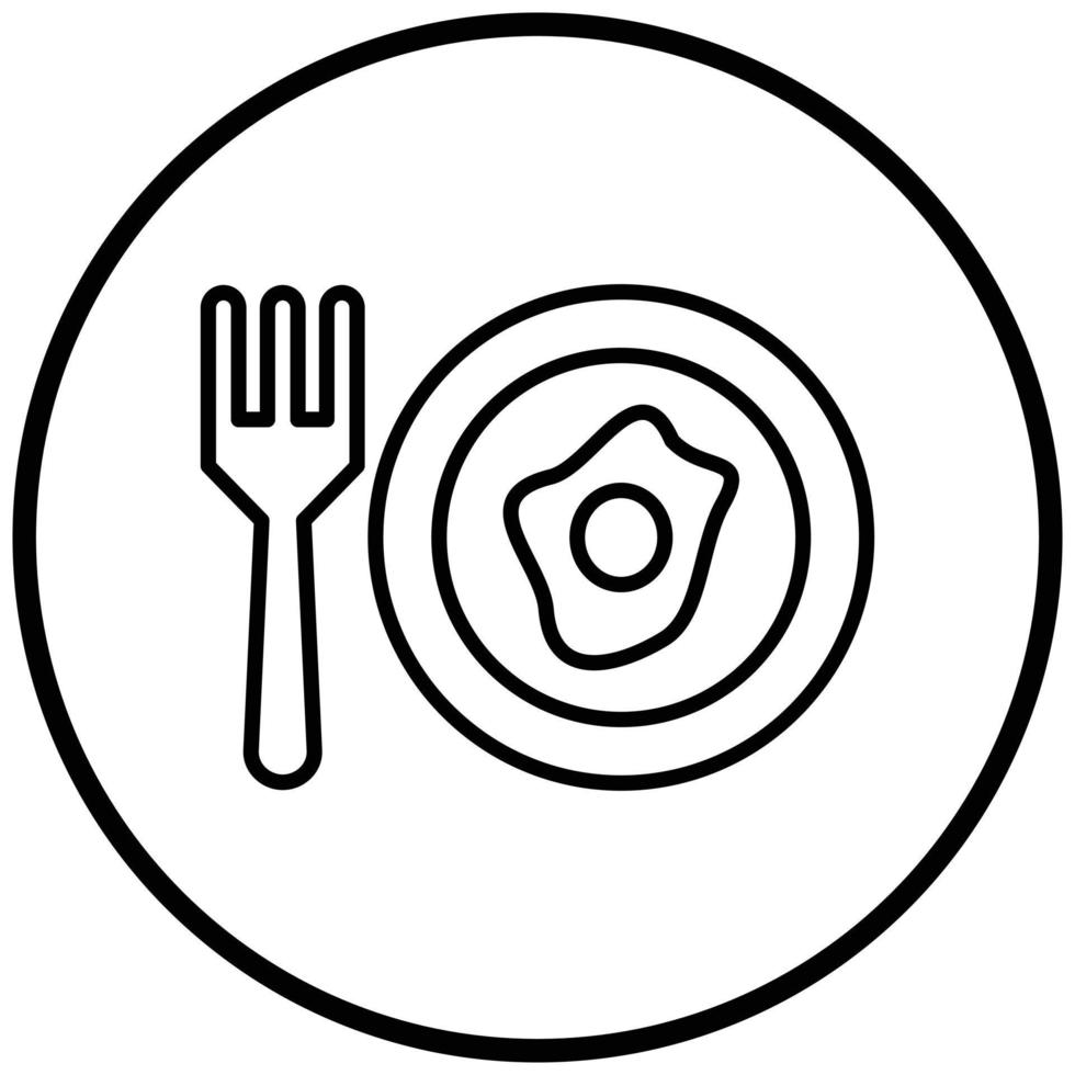 Breakfast Icon Style vector