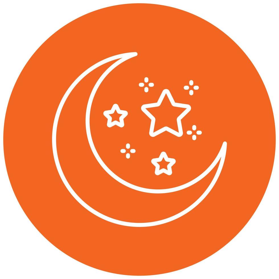 Moon Icon Style vector