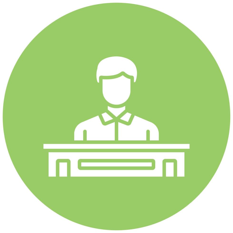 Witness Icon Style vector