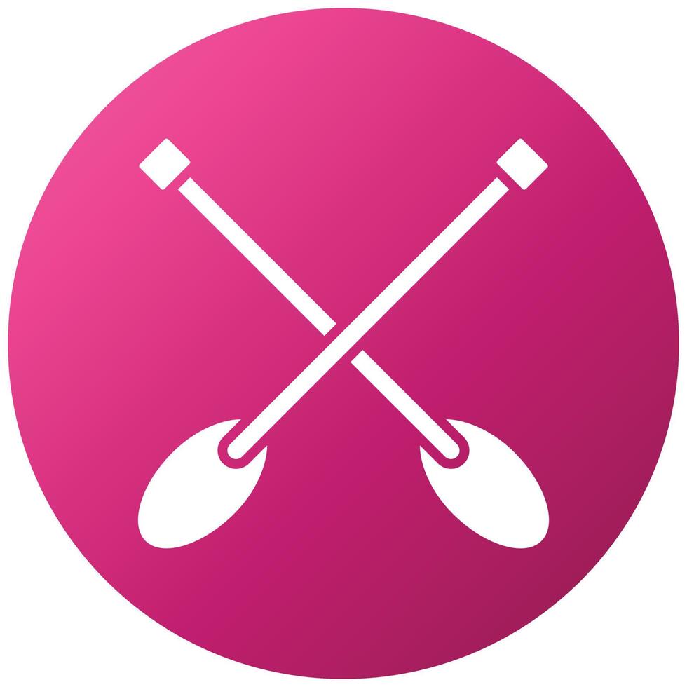 Paddles Icon Style vector