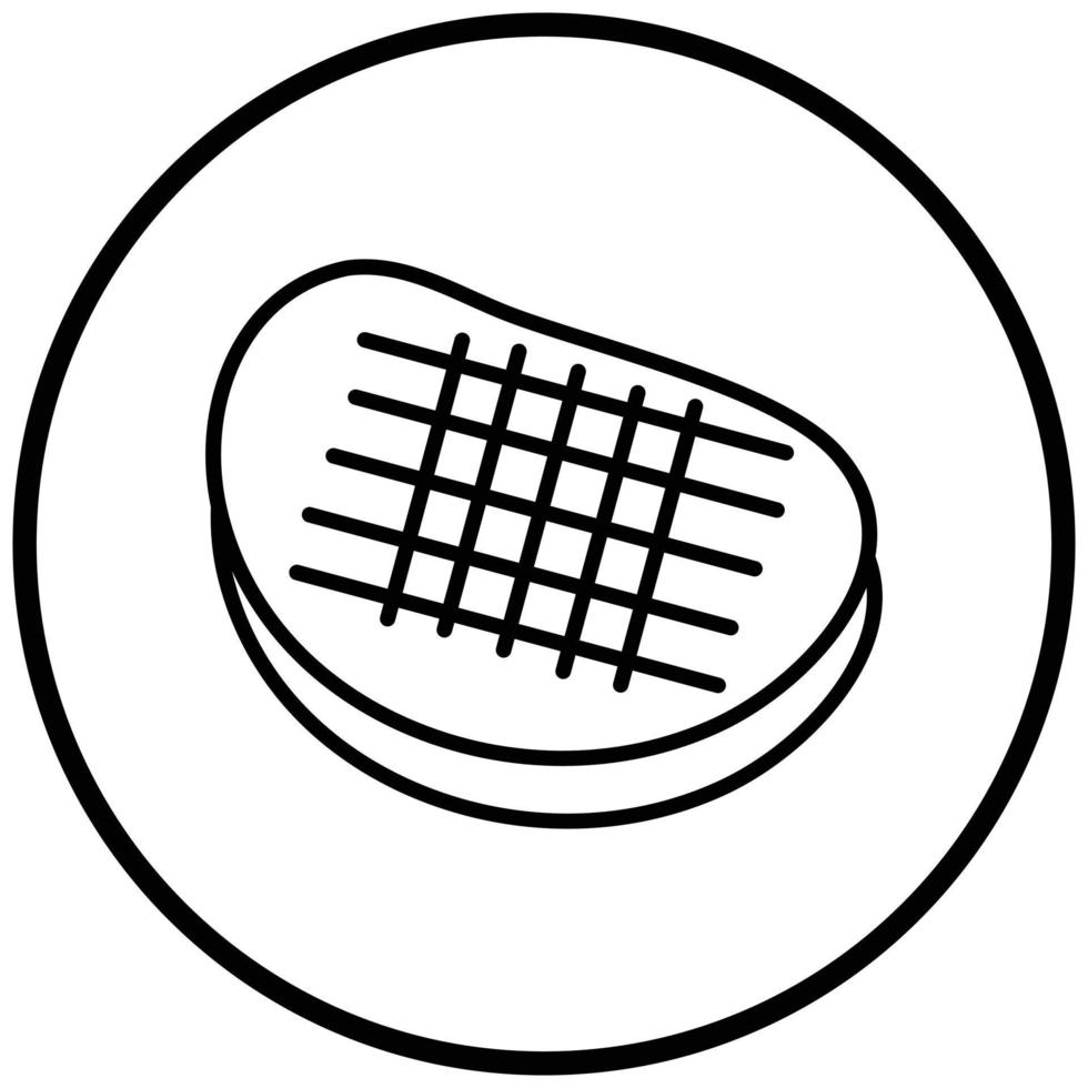 Steak Icon Style vector