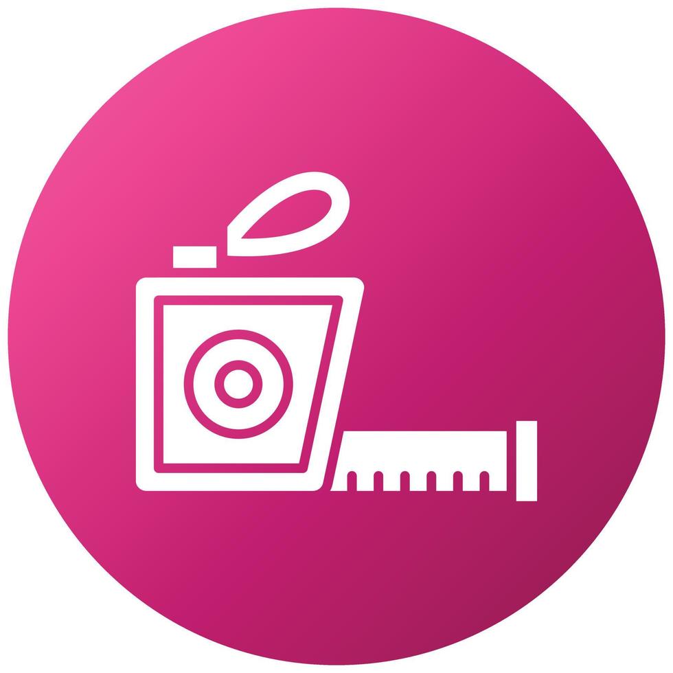 Measuring Tape Icon Style vector