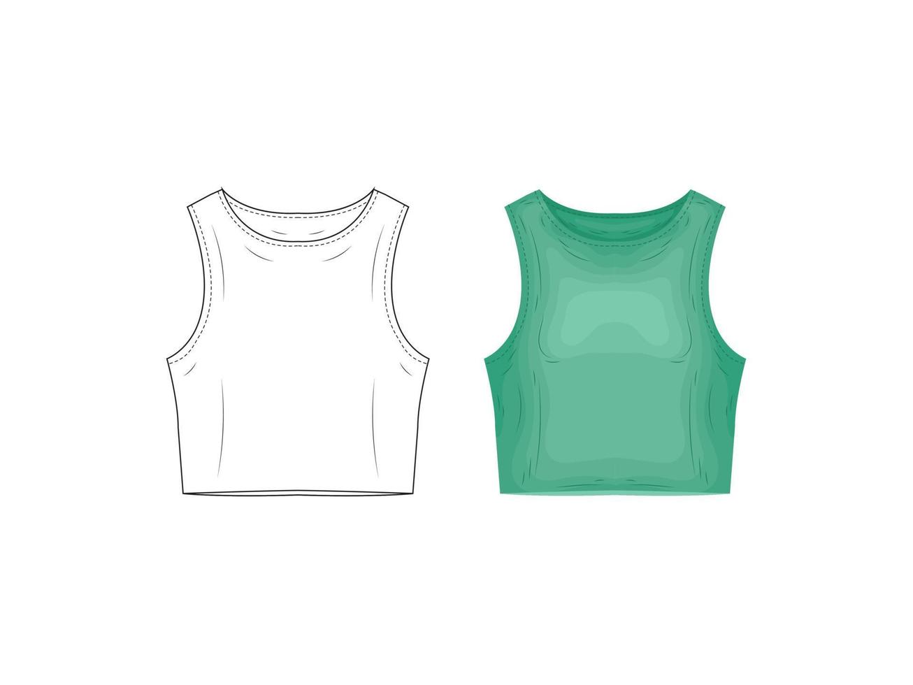 fashion product catalog uniforms mockup sketch vector illustration clothing silhouette icon model up