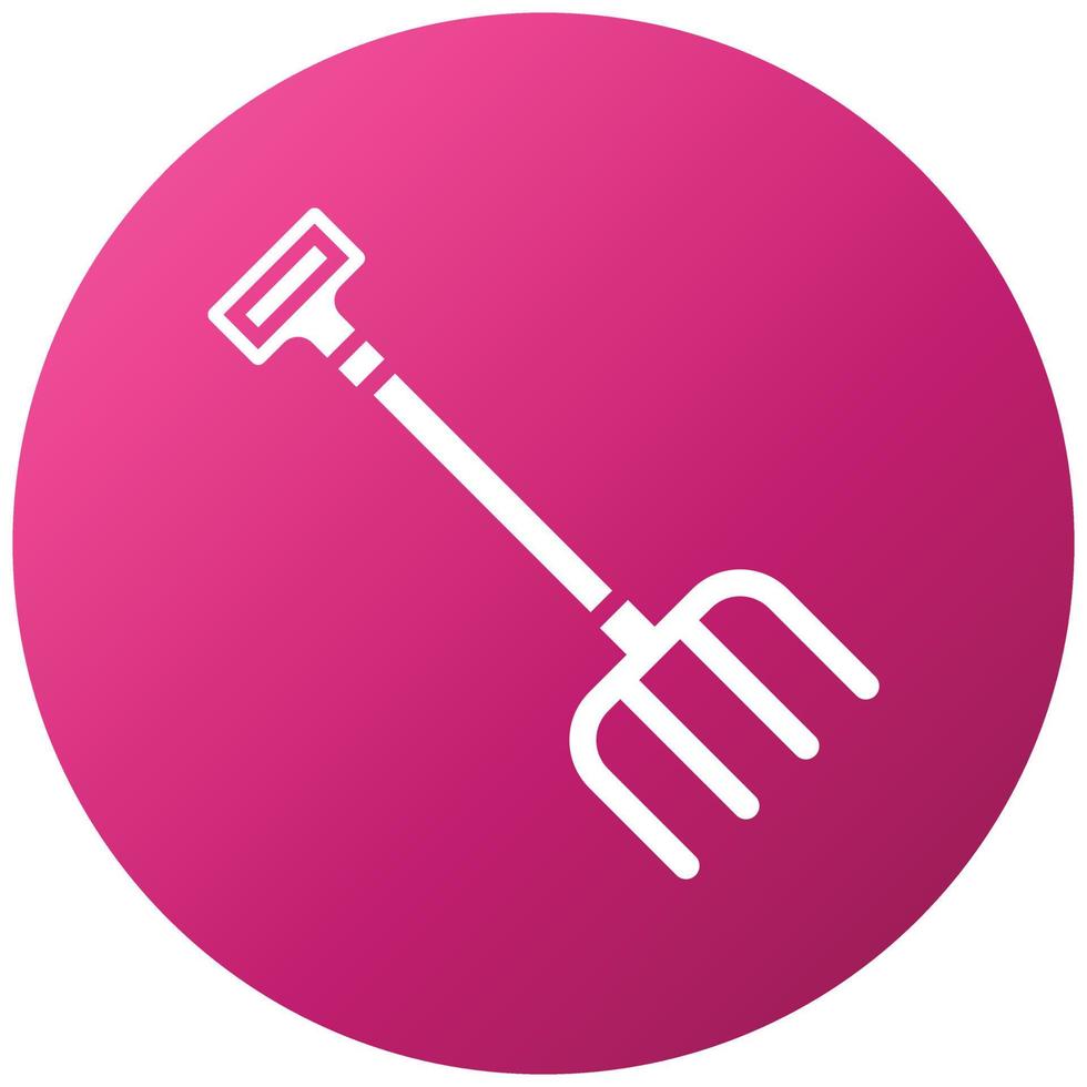 Farm Fork Icon Style vector