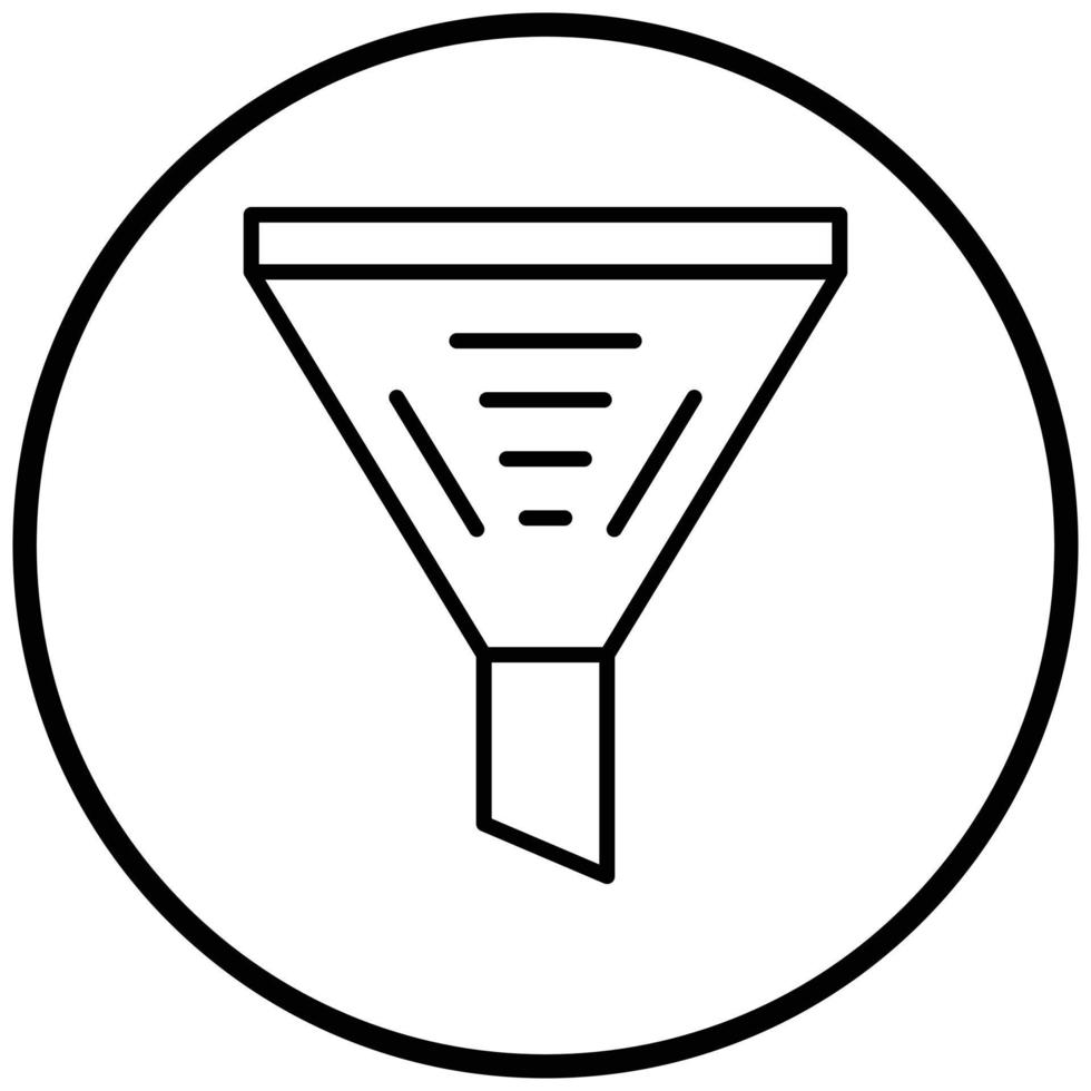 Funnel Icon Style vector