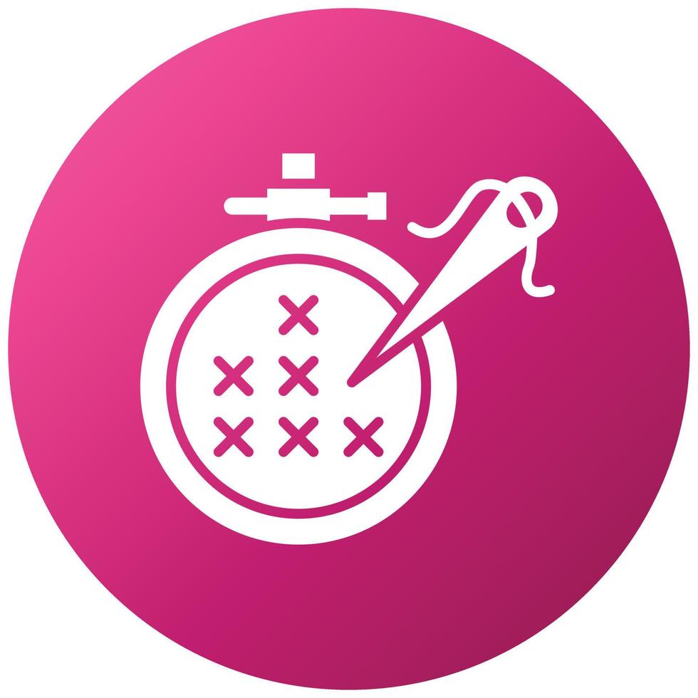 Needlework Icon Style vector