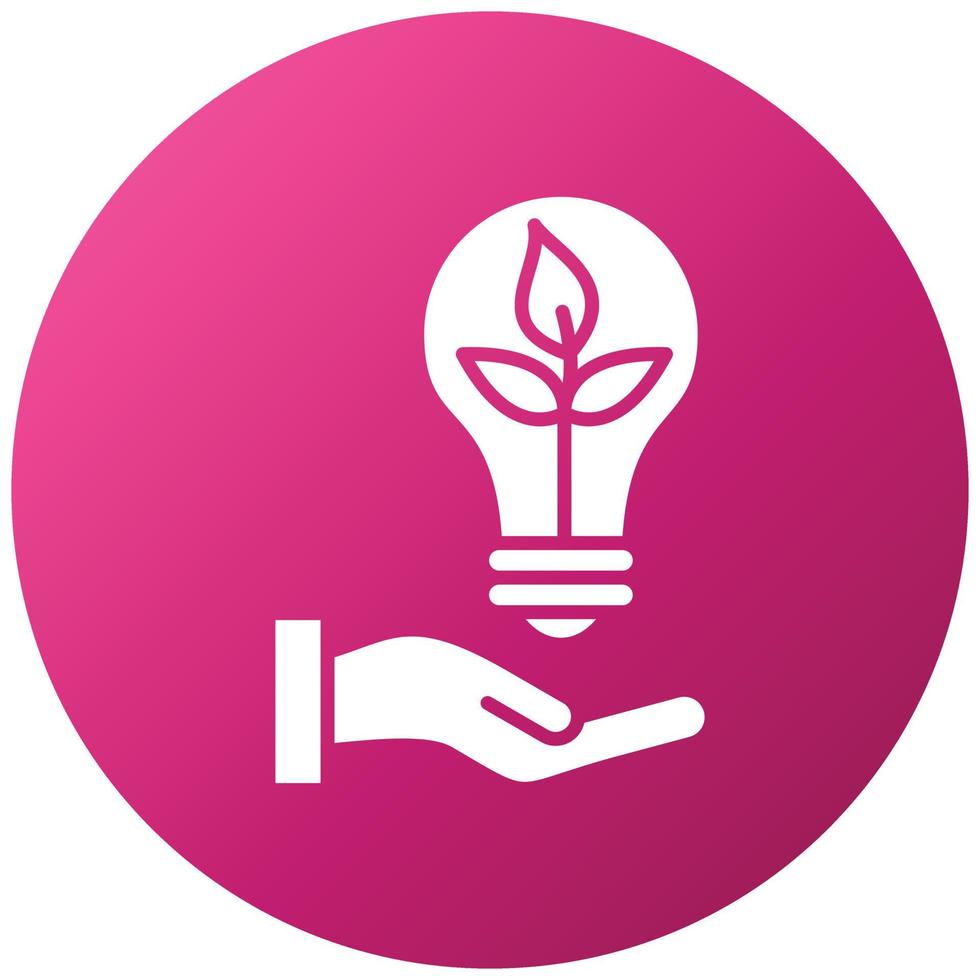 Energy Saving Icon Style vector