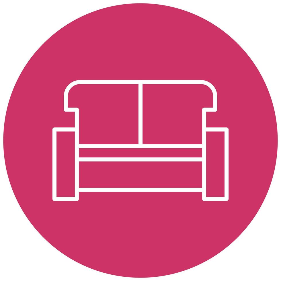 Sofa Icon Style vector