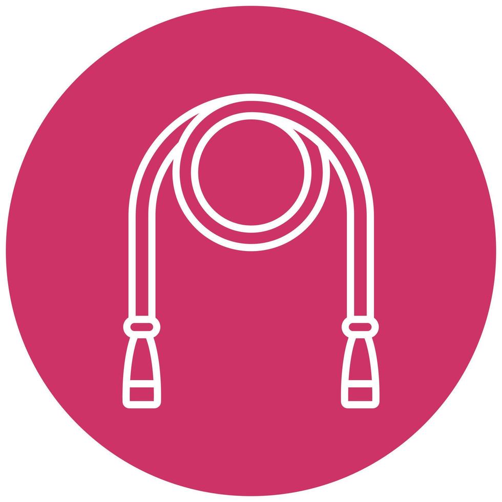 Skipping Rope Icon Style vector