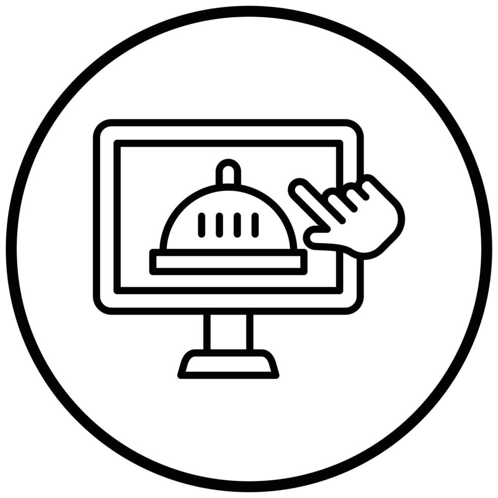 Online Order Icon Style vector