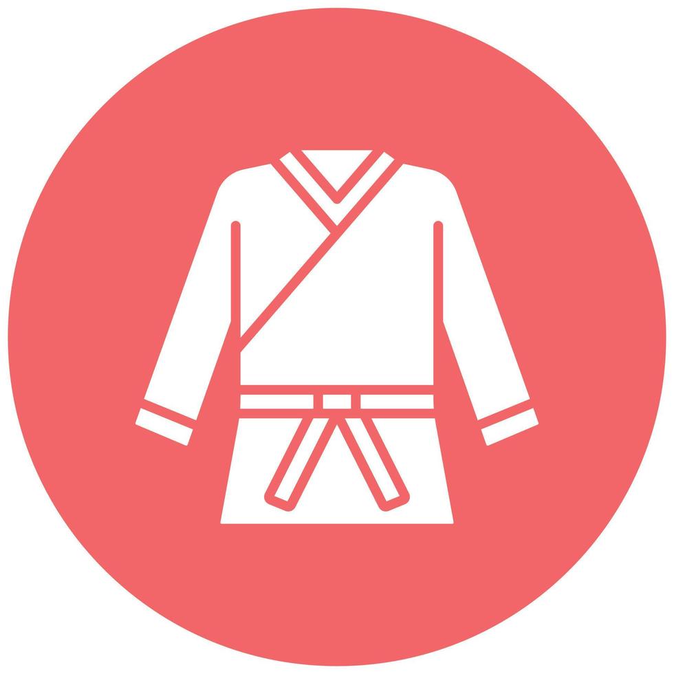 Martial Arts Icon Style vector