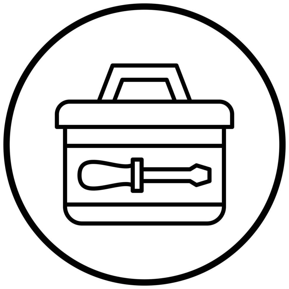 Toolbox Icon Style vector