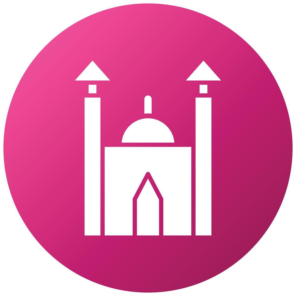 Mosque Icon Style vector