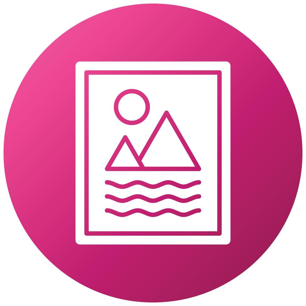 Photo Frame Icon Style vector