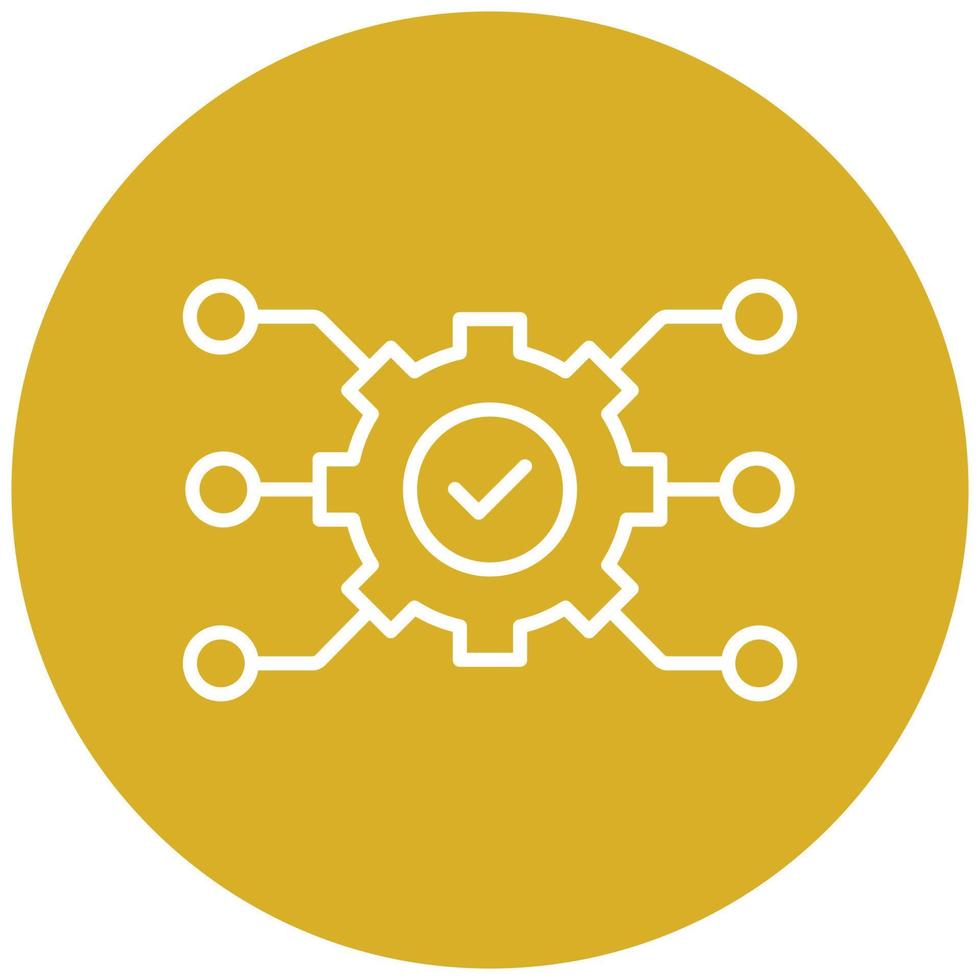 Automate Icon Style vector