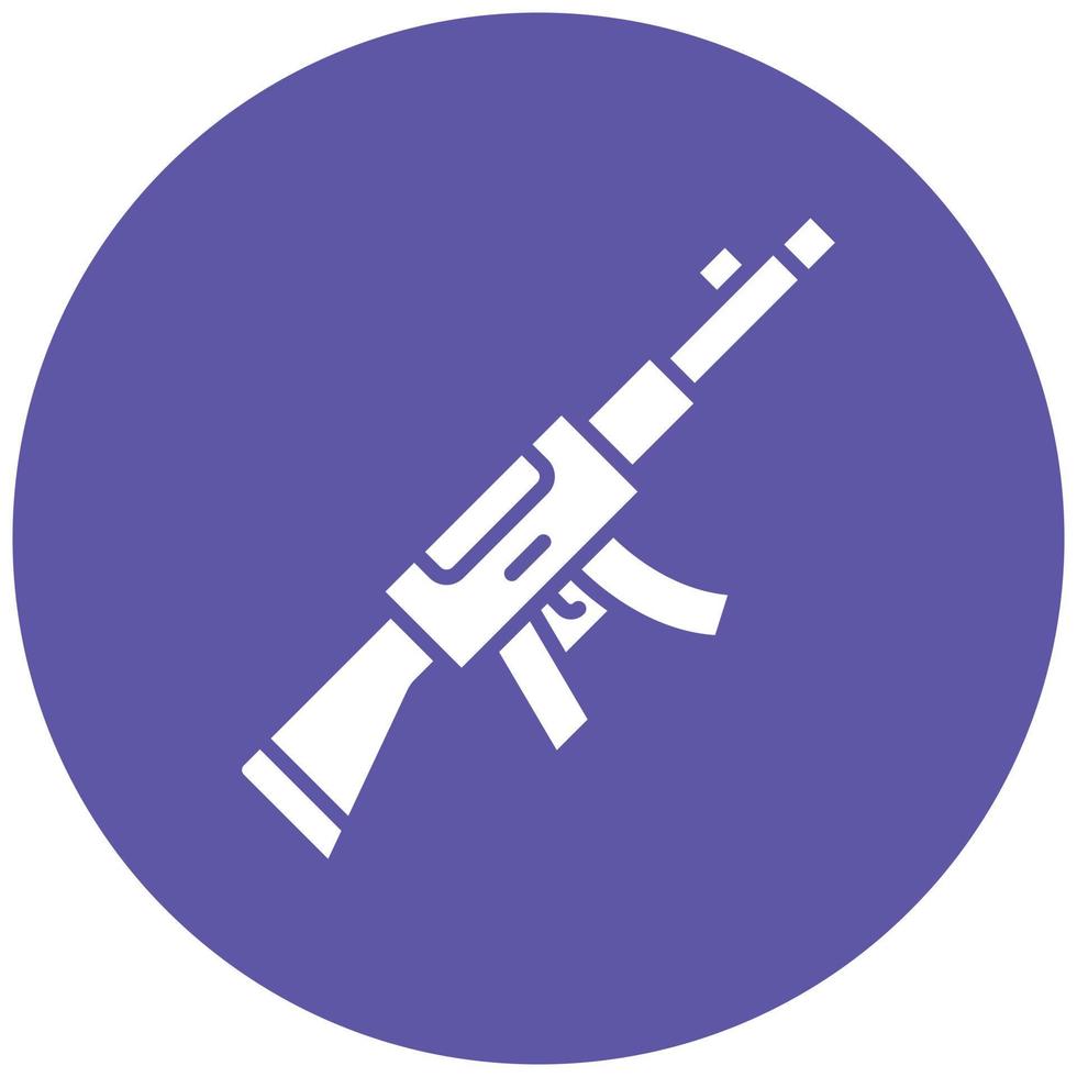 Machine Gun Icon Style vector