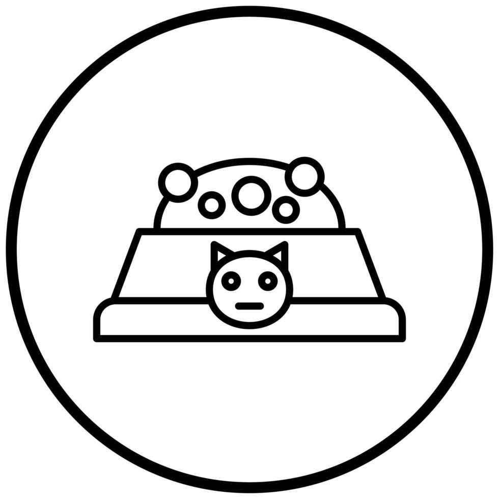 Cat Food Icon Style vector