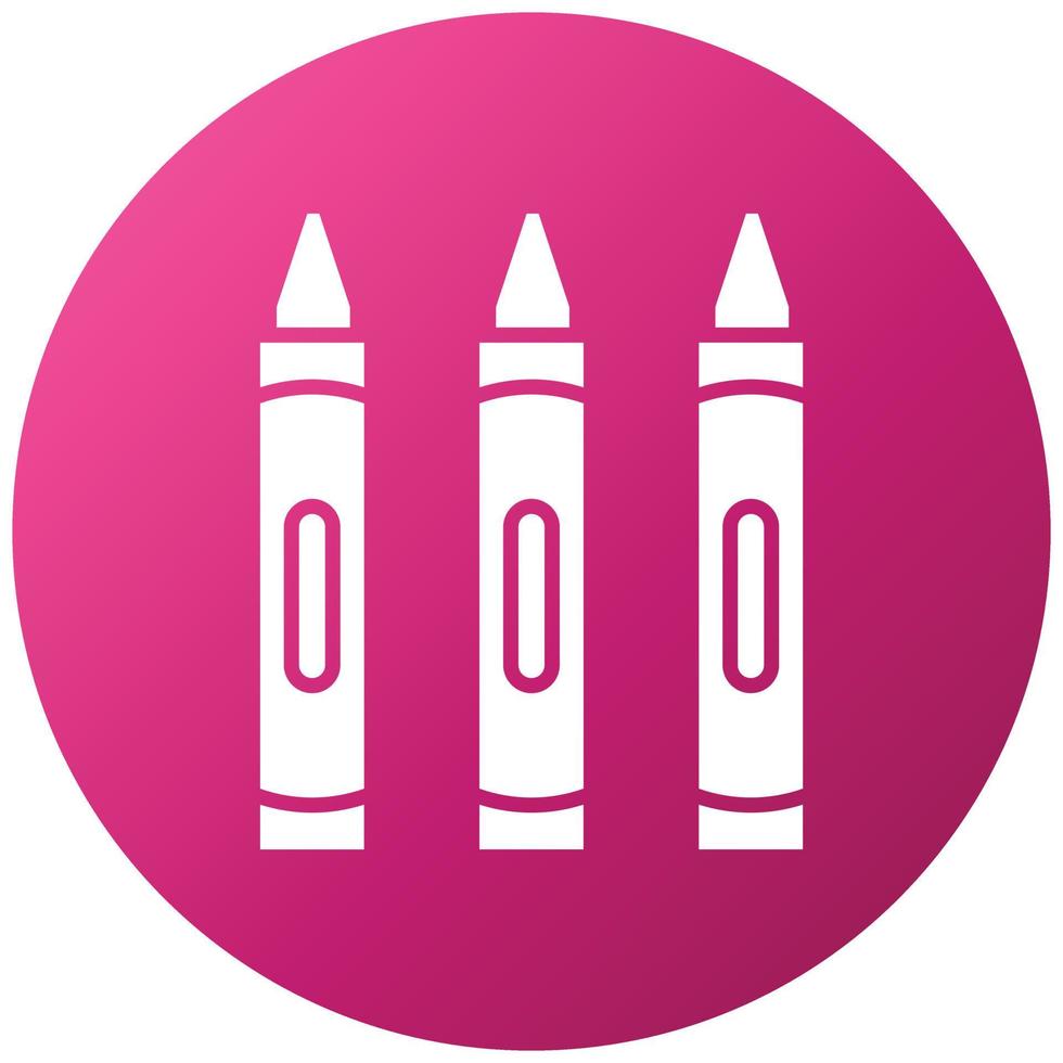 Crayons Icon Style vector