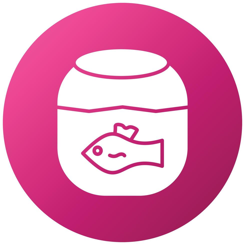 Fish Tank Icon Style vector