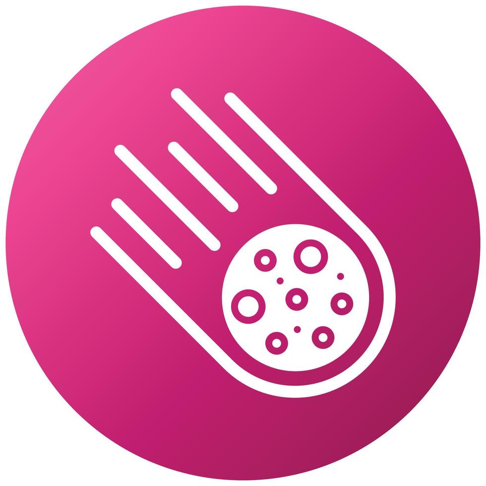Asteroid Icon Style vector