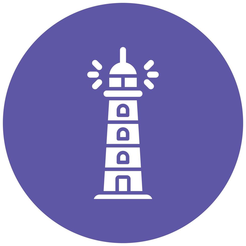 Lighthouse Icon Style vector