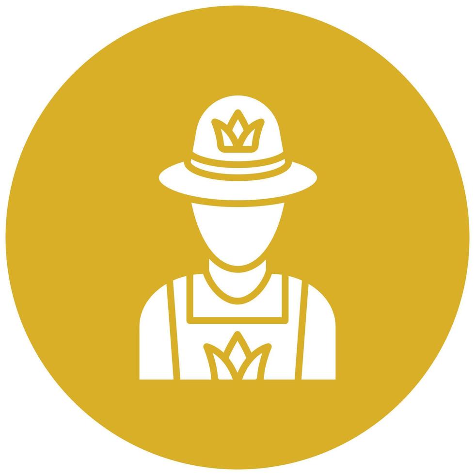 Farmer Icon Style vector