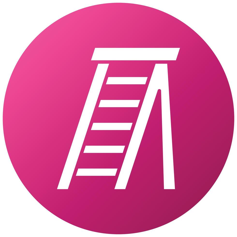 Stepladder Icon Style vector