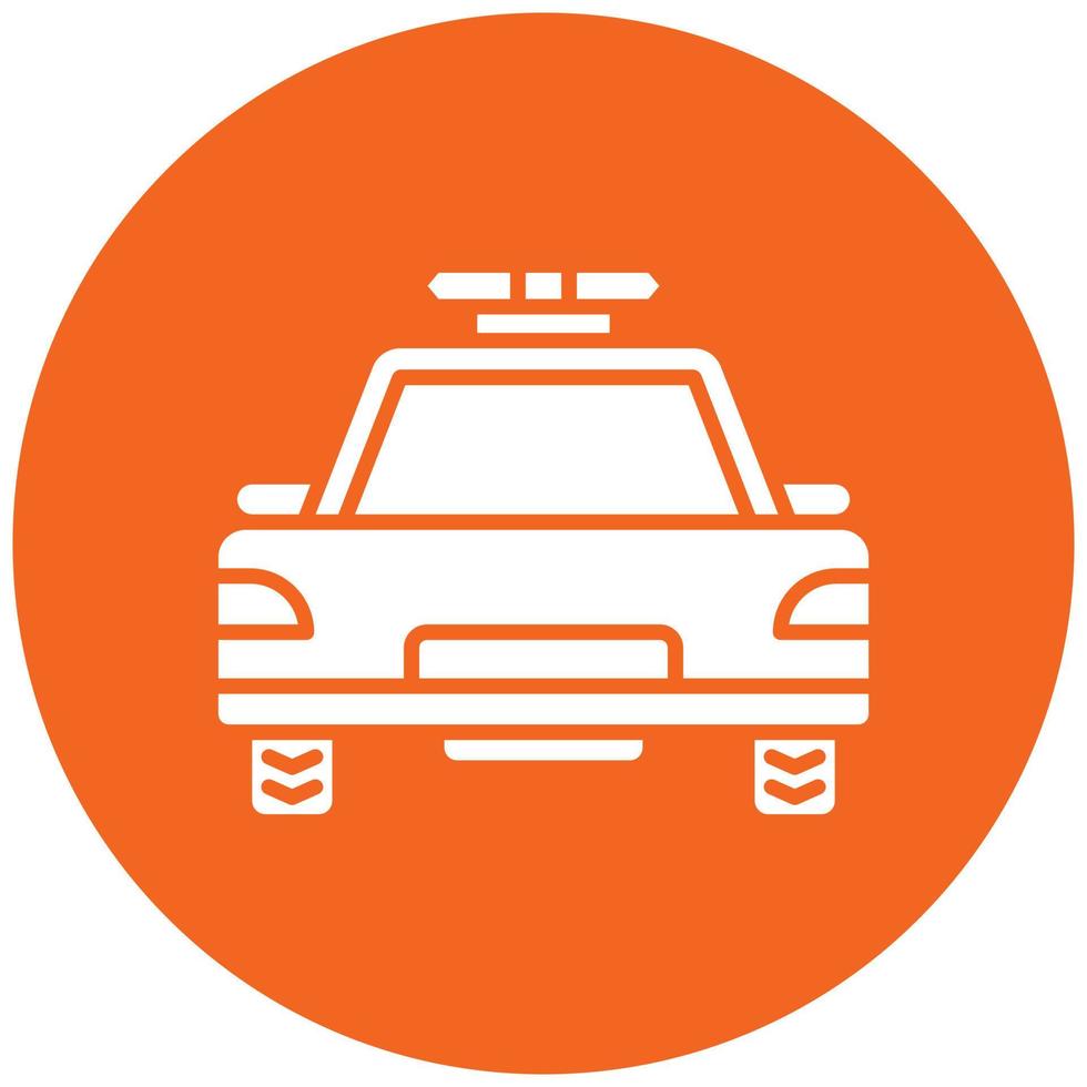 Police Car Icon Style vector