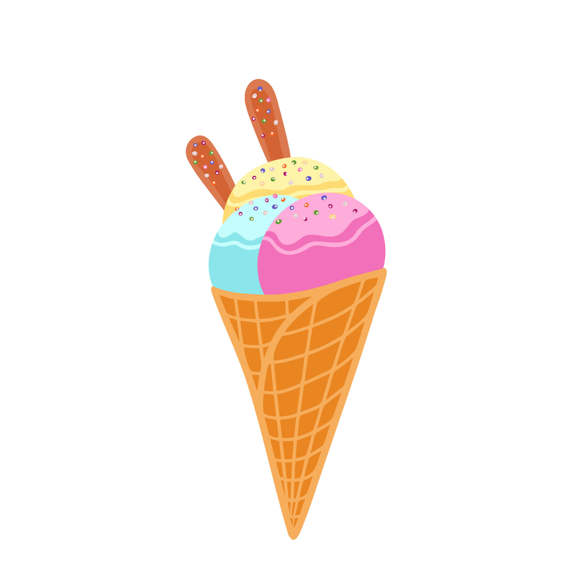 Ice cream in waffle cone. Illustration for printing, backgrounds, covers, packaging, greeting cards, posters, stickers, textile and seasonal design. Isolated on white background. 8456956 Vector Art at Vecteezy Ice cream in waffle cone. Illustration for printing, backgrounds, covers, packaging, greeting cards, posters, stickers, textile and seasonal design. Isolated on white background. 8456956 Vector Art at Vecteezy