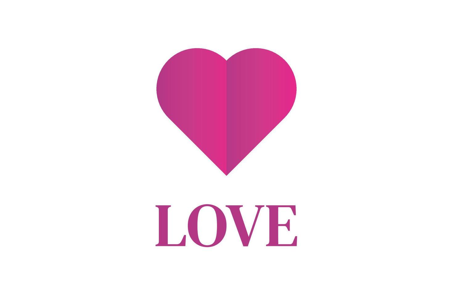 Pink Heart Logo vector