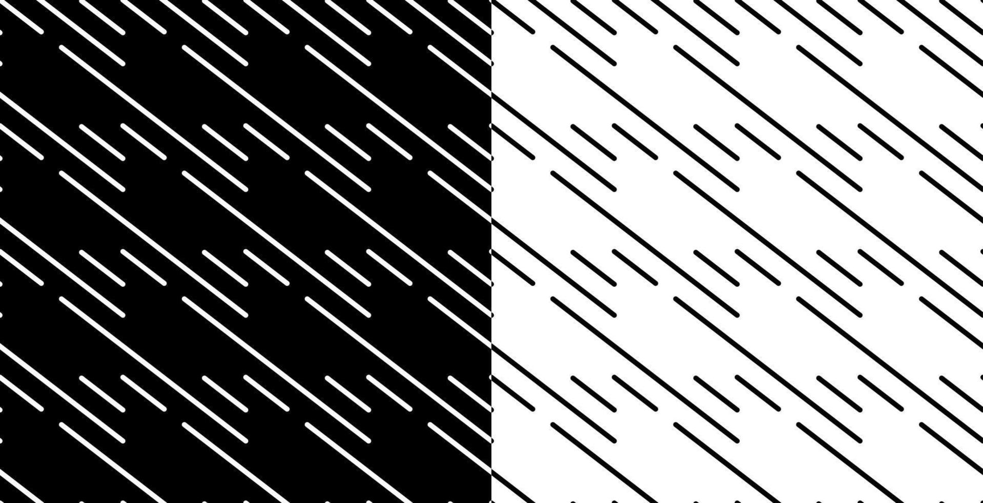 Abstract geometric seamless minimal lines black and white pattern texture background vector