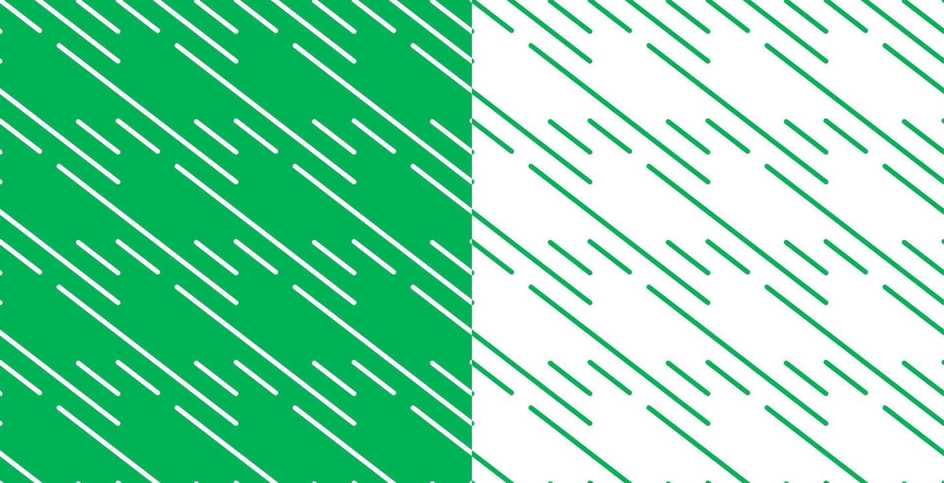 líneas mínimas sin fisuras geométricas abstractas fondo de textura de patrón verde y blanco vector