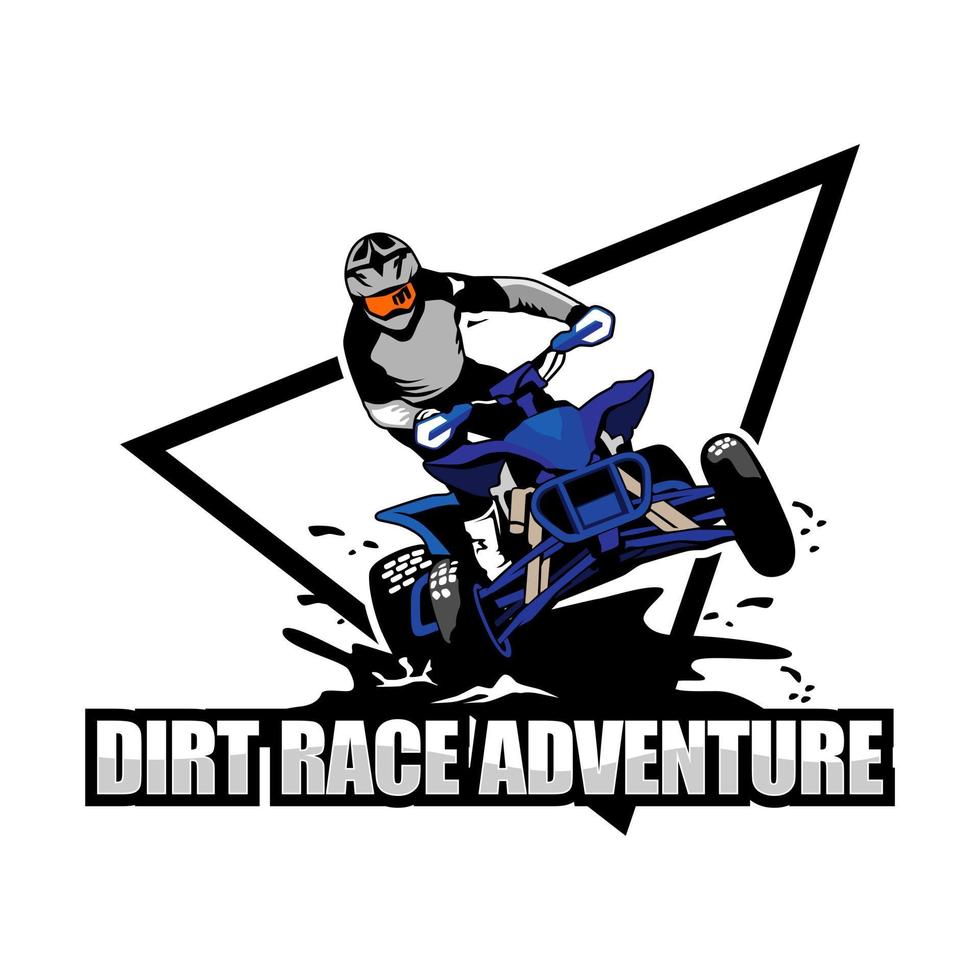 vector de icono de diseño de logotipo atv