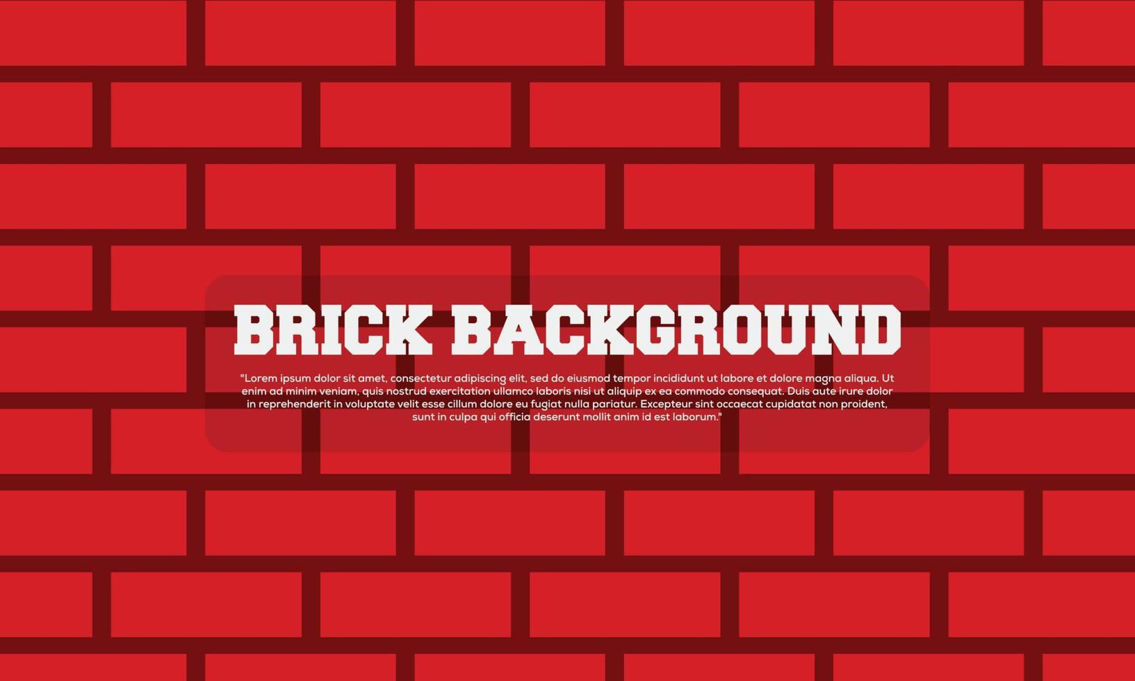 brick seamless pattern for poster or banner vector