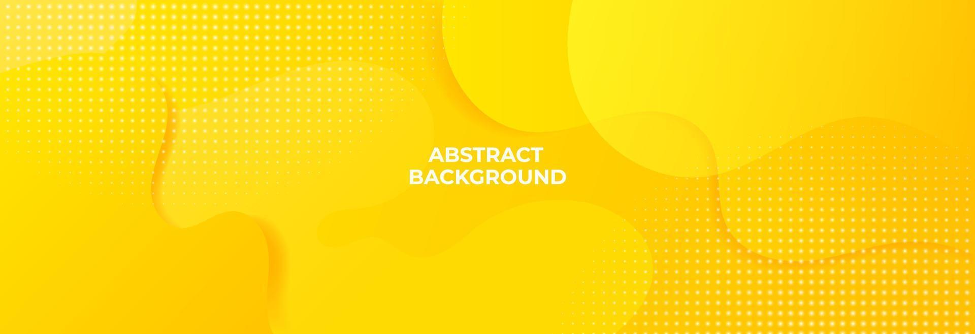 Liquid background design. Yellow liquid composition. vector
