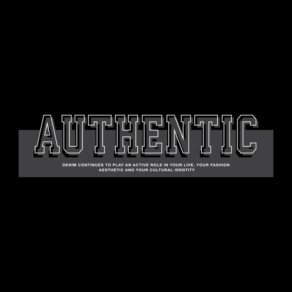 authentic denim streetwear t-shirt and apparel vector