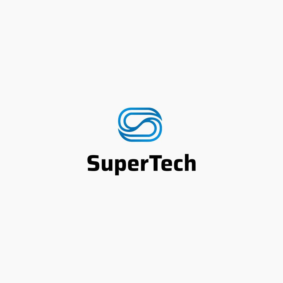 Letter S logo design icon template vector